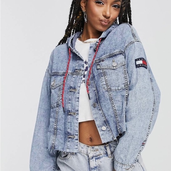 Tommy Hilfiger Jackets & Blazers - Tommy Hilfiger Hooded Jeans Jacket